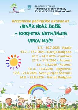 Vabilo na počitniške aktivnosti