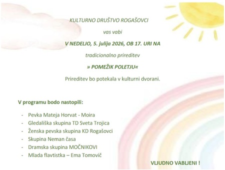 Vabilo Pomežik poletju