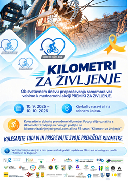 Kilometri za življenje 2026- 10.9.2026